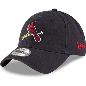 Marinblå böjd keps justerbar 9TWENTY Core Classic från St. Louis Cardinals MLB av New Era