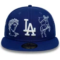 casquette-plate-bleue-ajustee-59fifty-mythical-los-angeles-dodgers-mlb-new-era