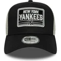 new-era-new-york-yankees-mlb-a-frame-patch-svart-och-vit-truckerkeps