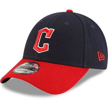 Șepci curbată bleumarin reglabilă 9FORTY The League de Cleveland Guardians MLB de New Era