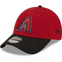 marineblaue-und-rote-verstellbare-9forty-the-league-kappe-der-arizona-diamondbacks-mlb-von-new-era