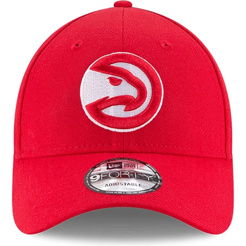 atlanta-hawks-nba-9forty-the-league-verstellbare-rote-curved-cap-von-new-era