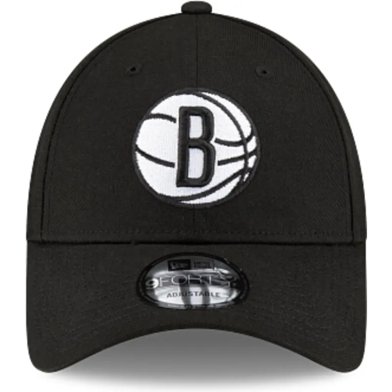 verstellbare-schwarze-kappe-9forty-the-league-der-brooklyn-nets-nba-von-new-era