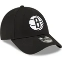 verstellbare-schwarze-kappe-9forty-the-league-der-brooklyn-nets-nba-von-new-era