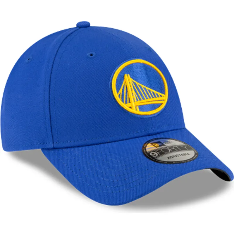9forty-the-league-golden-state-warriors-nba-verstellbare-blaue-kappe-von-new-era