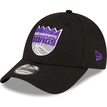 Șepci curbată negru reglabilă 9FORTY The League de Sacramento Kings NBA de New Era