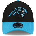 cappellino-curvo-nero-e-blu-regolabile-9forty-the-league-di-carolina-panthers-nfl-di-new-era