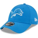 casquette-courbee-bleue-ajustable-9forty-the-league-detroit-lions-nfl-new-era