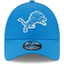 casquette-courbee-bleue-ajustable-9forty-the-league-detroit-lions-nfl-new-era