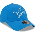 casquette-courbee-bleue-ajustable-9forty-the-league-detroit-lions-nfl-new-era