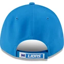 casquette-courbee-bleue-ajustable-9forty-the-league-detroit-lions-nfl-new-era
