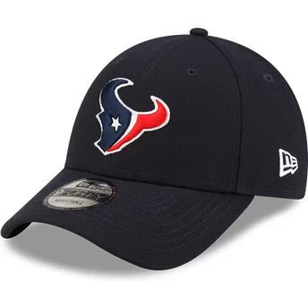 Cappellino visiera curva blu marino regolabile 9FORTY The League di Houston Texans NFL di New Era