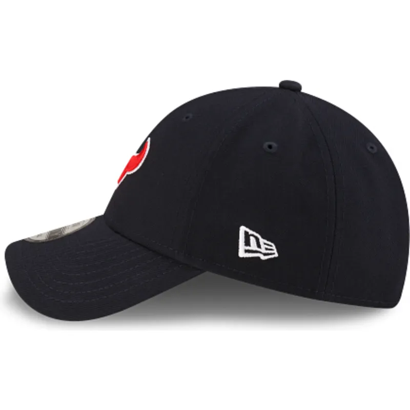 marineblaue-verstellbare-curved-cap-9forty-the-league-der-houston-texans-nfl-von-new-era