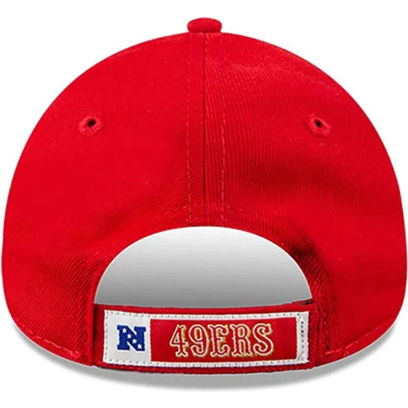 cappellino-curvo-rosso-regolabile-per-bambino-9forty-the-league-dei-san-francisco-49ers-nfl-di-new-era