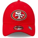 czerwona-regulowana-czapka-z-daszkiem-dla-chlopca-9forty-the-league-san-francisco-49ers-nfl-new-era