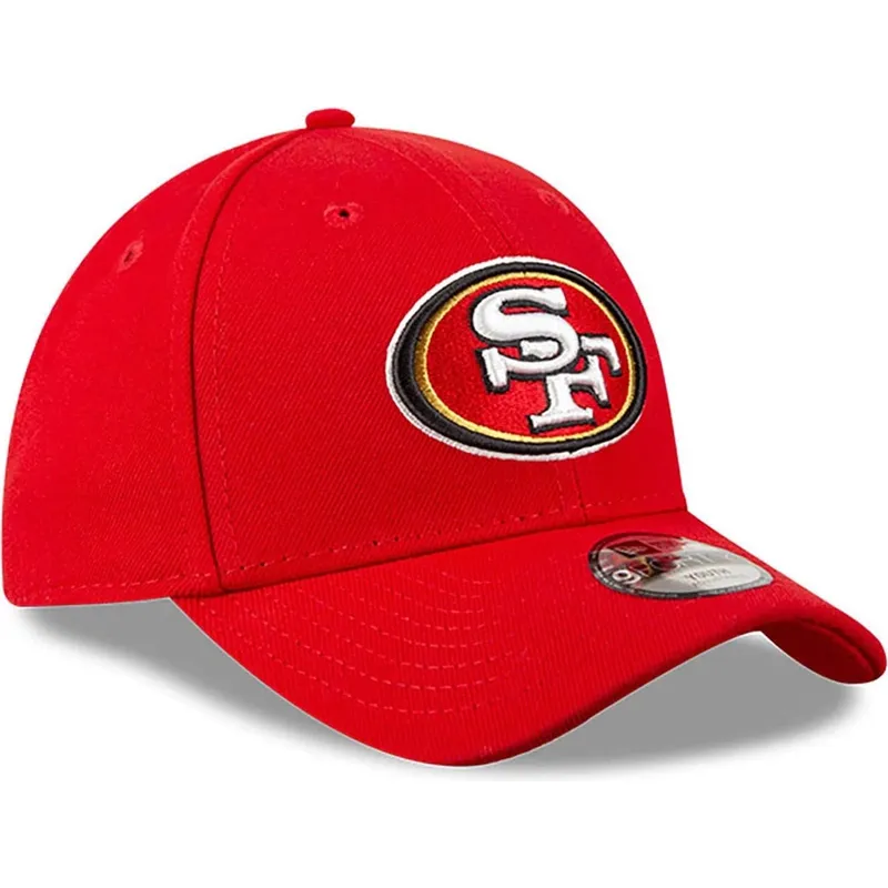 9forty-the-league-san-francisco-49ers-nfl-verstellbare-rote-kinderkappe-von-new-era