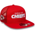 casquette-plate-trucker-rouge-golfer-international-series-games-2024-kansas-city-chiefs-nfl-new-era