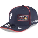 casquette-courbee-bleue-marine-snapback-9seventy-stretch-snap-red-bull-racing-formula-1-max-verstappen-new-era