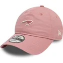 casquette-courbee-rose-ajustable-avec-logo-rose-9twenty-seasonal-mclaren-racing-formula-1-new-era