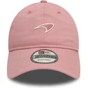 casquette-courbee-rose-ajustable-avec-logo-rose-9twenty-seasonal-mclaren-racing-formula-1-new-era