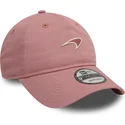 casquette-courbee-rose-ajustable-avec-logo-rose-9twenty-seasonal-mclaren-racing-formula-1-new-era