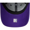 casquette-courbee-noire-et-violette-ajustable-9forty-side-patch-los-angeles-lakers-nba-new-era