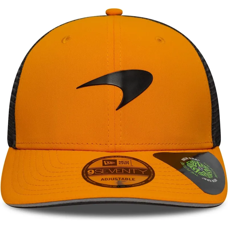 9seventy-stretch-snap-mclaren-racing-formula-1-orange-schwarze-trucker-kappe-von-new-era