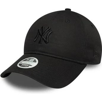 Șepci curbată negru reglabilă 9TWENTY Bow Back de New York Yankees MLB de New Era