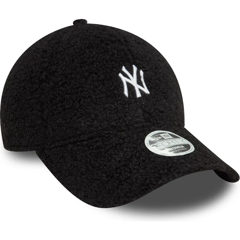 verstellbare-schwarze-damenkappe-9forty-borg-der-new-york-yankees-mlb-von-new-era