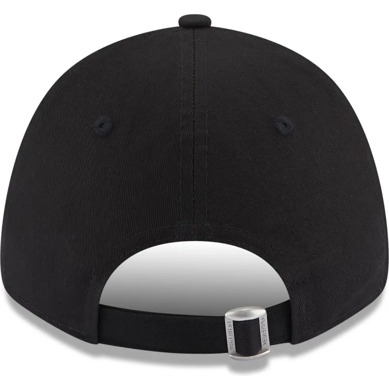 cappellino-curvo-nero-regolabile-da-donna-9forty-metallic-logo-dei-new-york-yankees-mlb-di-new-era