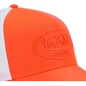 keps-trucker-orange-och-vit-fluo04-fran-von-dutch