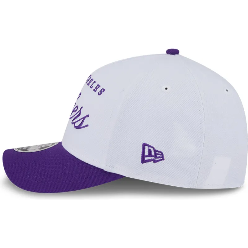 cappellino-bianco-e-viola-snapback-9forty-m-crown-draft-2025-dei-los-angeles-lakers-nba-di-new-era