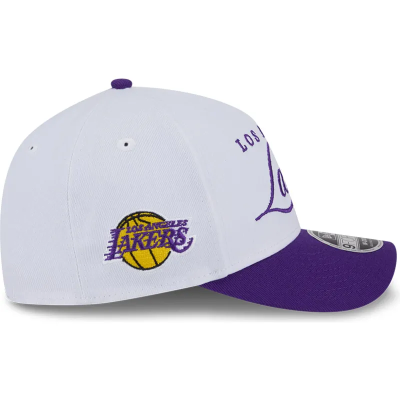 cappellino-bianco-e-viola-snapback-9forty-m-crown-draft-2025-dei-los-angeles-lakers-nba-di-new-era