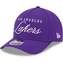 fioletowa-czapka-z-zakrzywionym-daszkiem-snapback-9forty-m-crown-draft-2025-los-angeles-lakers-nba-new-era