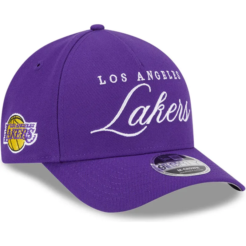 los-angeles-lakers-nba-new-era-9forty-m-crown-draft-2025-violette-snapback-kappe