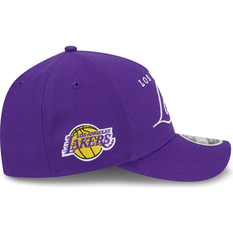 violette-gebogene-snapback-kappe-9forty-m-crown-draft-2025-der-los-angeles-lakers-nba-von-new-era