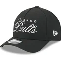 svart-bojd-snapback-keps-9forty-m-crown-draft-2025-chicago-bulls-nba-fran-new-era