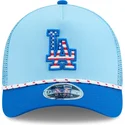 epci-curbata-albastru-snapback-9forty-m-crown-a-frame-4th-july-de-los-angeles-dodgers-mlb-de-new-era