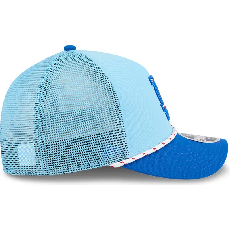 epci-curbata-albastru-snapback-9forty-m-crown-a-frame-4th-july-de-los-angeles-dodgers-mlb-de-new-era