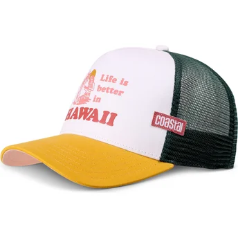Cap curbată multicolor snapback de Coastal
