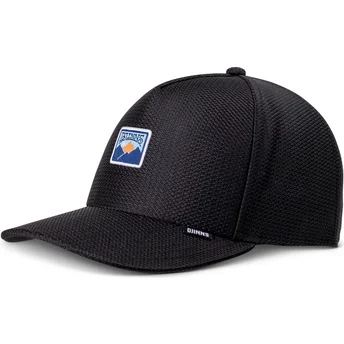Cappellino curvo nero snapback Mountain HFT Perfo di Djinns