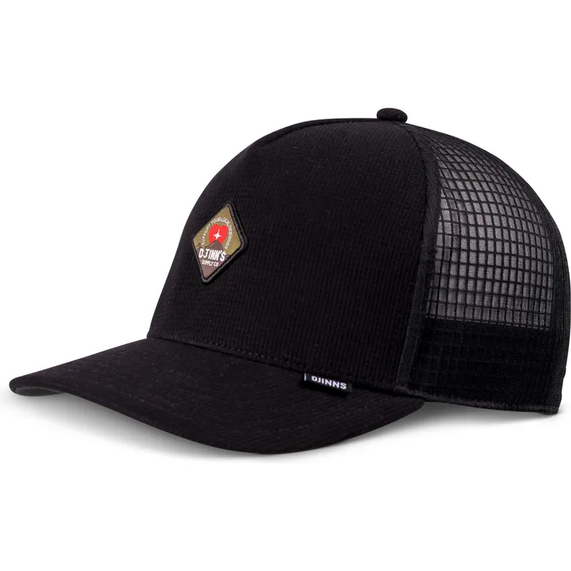 epci-curbata-negru-snapback-mountain-hft-waffle-de-djinns