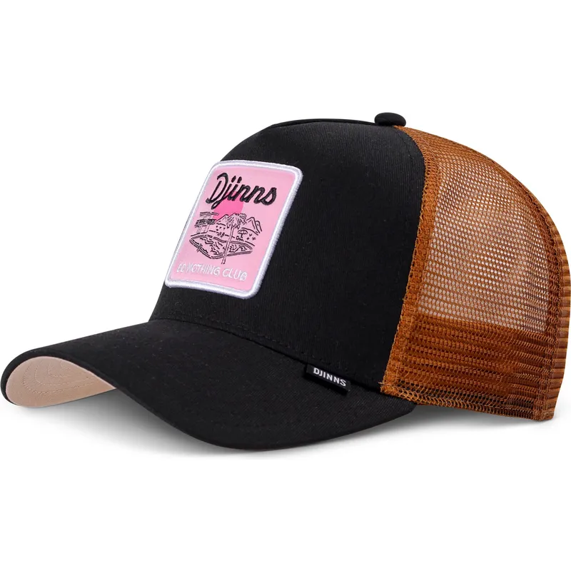 cappellino-trucker-nero-e-marrone-do-nothing-club-hft-dnc-pool-di-djinns