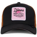 gorra-trucker-nera-e-marrone-do-nothing-club-hft-dnc-pool-di-djinns