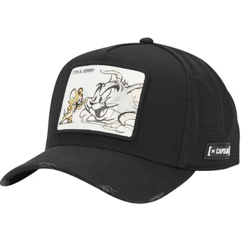 Cap curbată black snapback Tom and Jerry Looney Tunes de Capslab