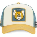 capslab-looney-tunes-beige-och-bla-jerry-taj6-jer-truckerkeps