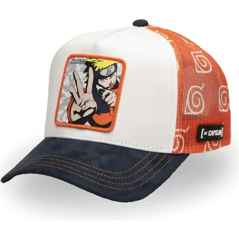 Cappellino trucker multicolore Naruto Uzumaki UZU di Capslab