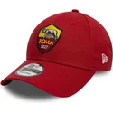 cap-curbata-red-adjustable-strap-9forty-core-de-associazione-sportiva-roma-serie-a-de-new-era