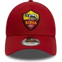 cappellino-curvo-rosso-regolabile-9forty-core-dell-associazione-sportiva-roma-serie-a-di-new-era