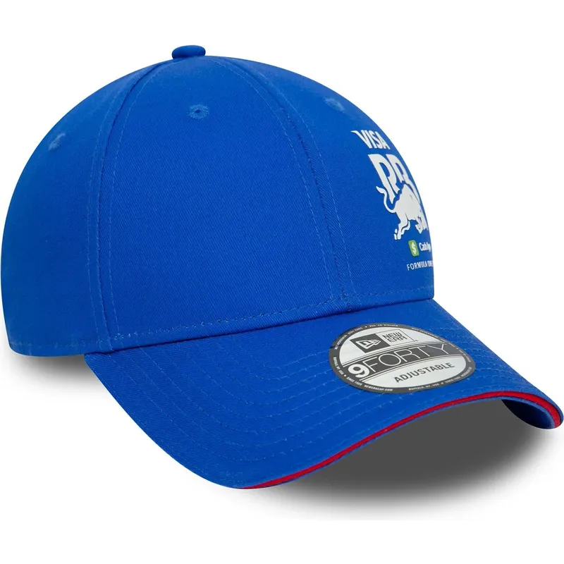 gorra-curva-azul-ajustable-9forty-flawless-de-racing-bulls-f1-team-formula-1-de-new-era
